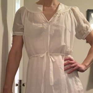 Twelveth Street by Cynthia Vincent white belted dress